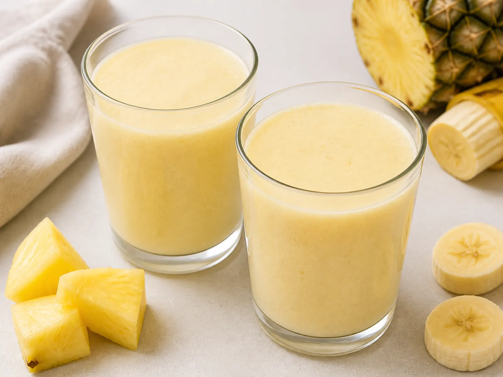 Ananas-Kokos-Smoothie