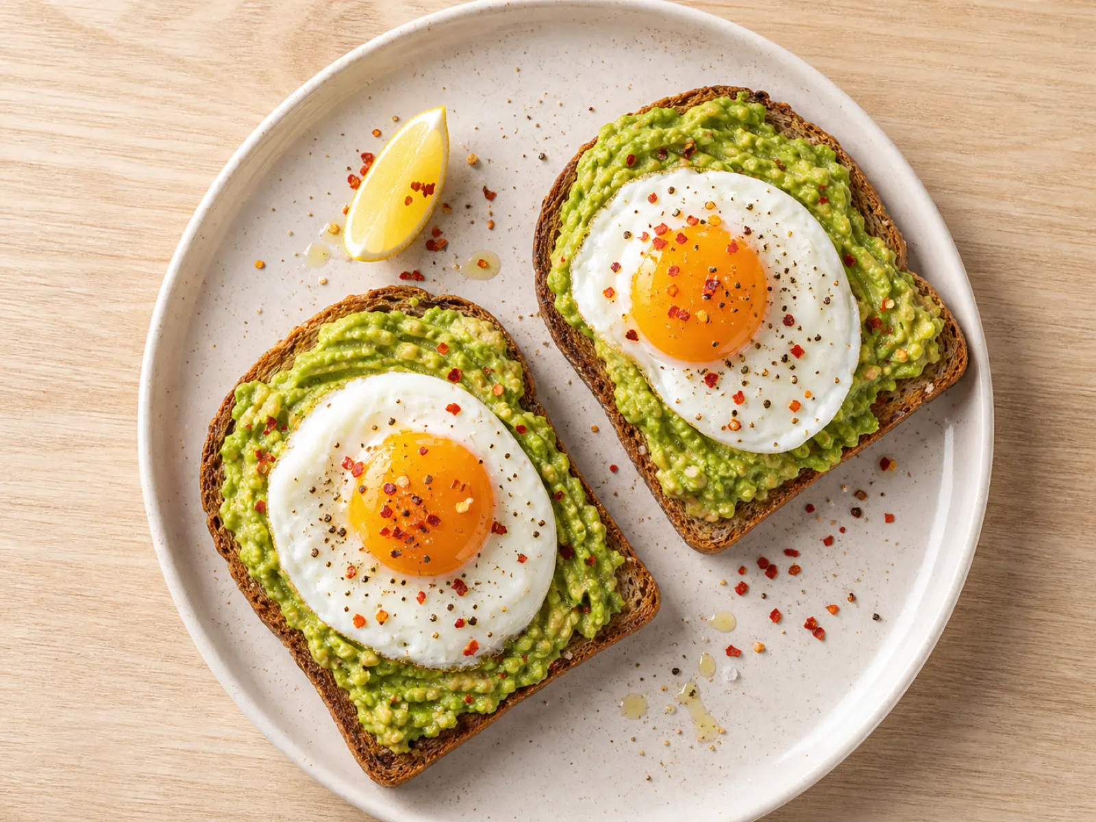 Avocado-Toast mit Ei