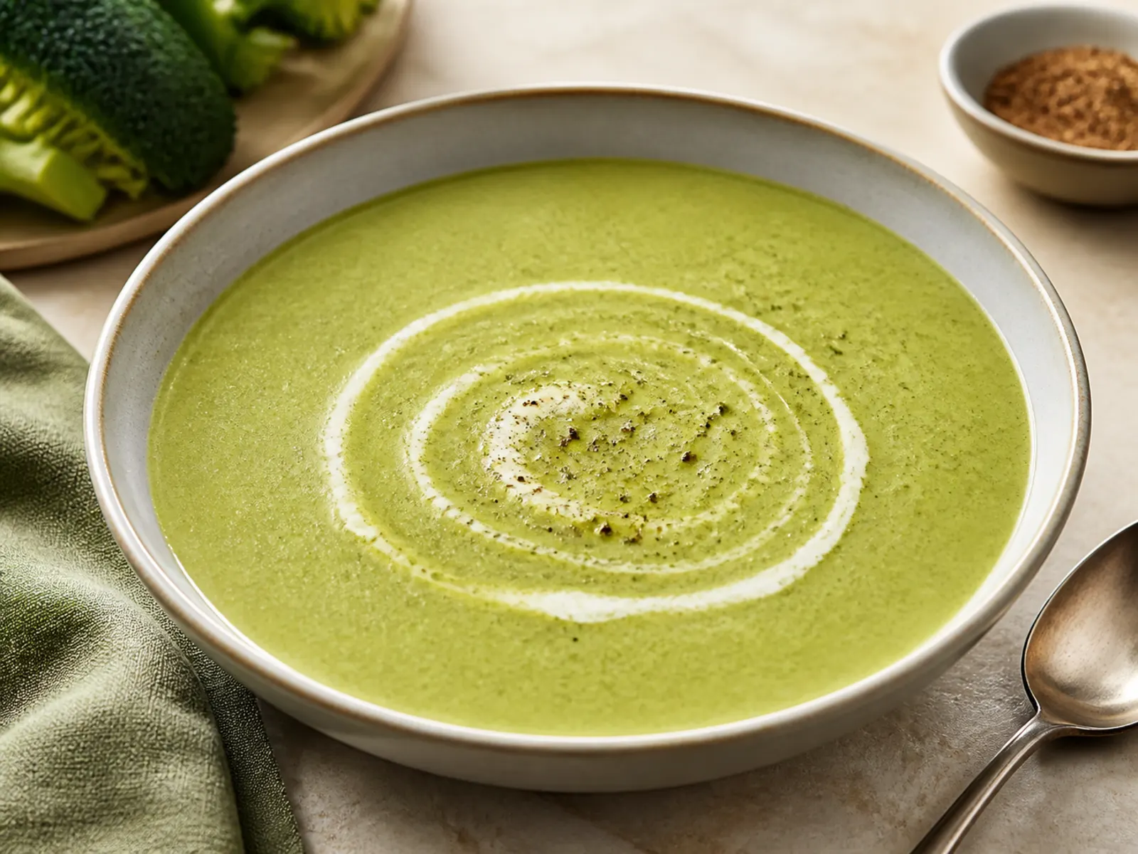 Brokkolicremesuppe