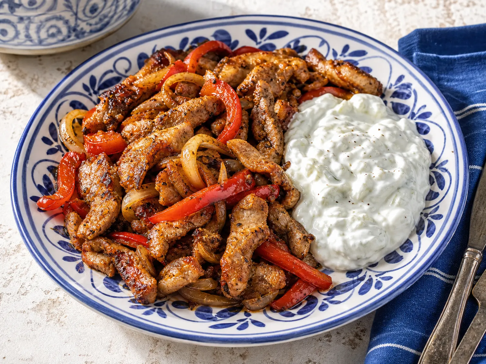 Gyros mit Tzatziki