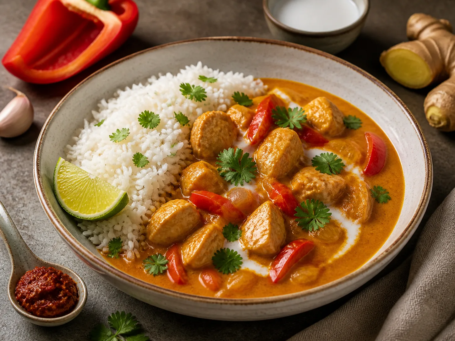 Hähnchen-Curry