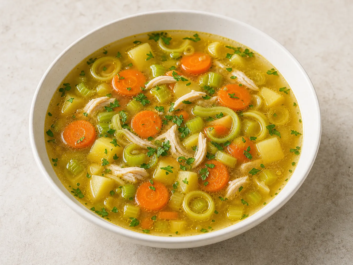 Hähnchensuppe