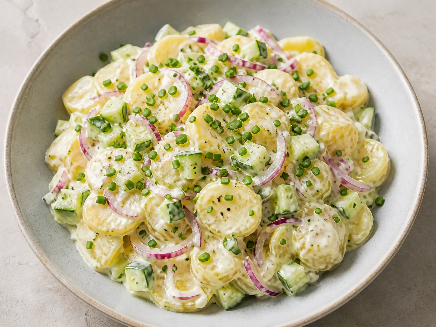 Kartoffelsalat mit Joghurt