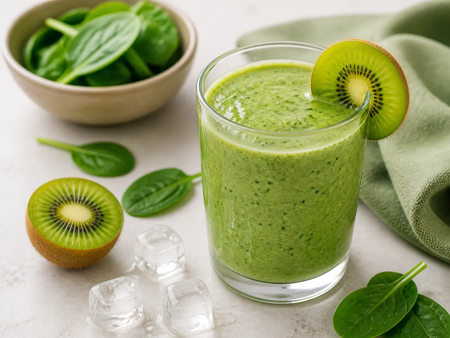 Kiwi-Spinat-Smoothie