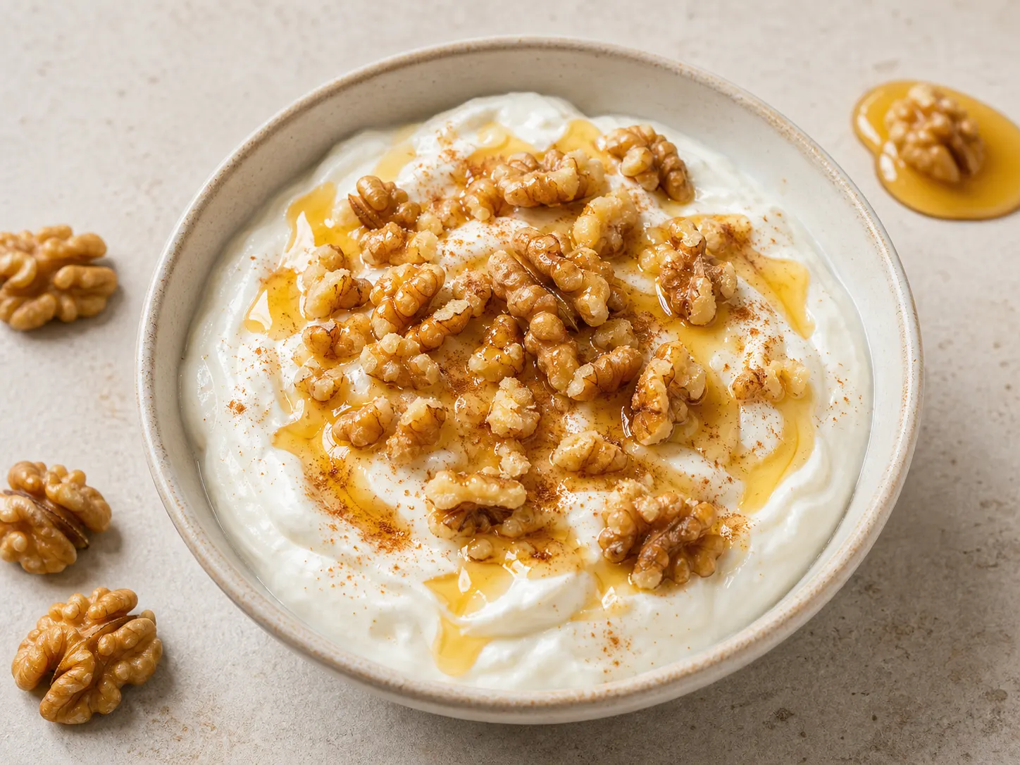 Skyr mit Honig und Walnüssen