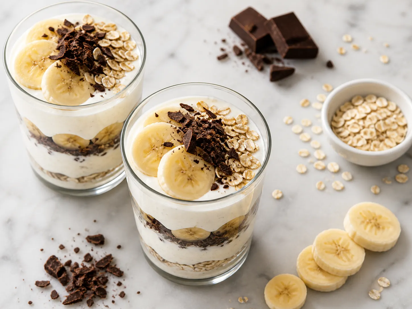 Skyr-Schoko-Dessert